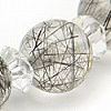 ブラックトルマリンインクォーツブレスレット
